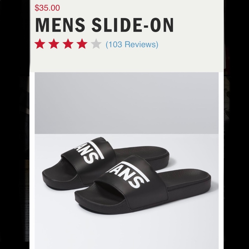 Vans Men’s Slide On